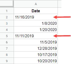 Cách lọc dữ liệu theo thời gian trong Google Sheets